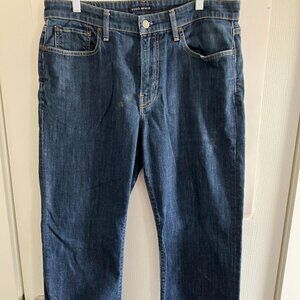 Lucky Brand 363 Vintage Straight Jeans Mens 34x32 Blue Denim Medium Wash